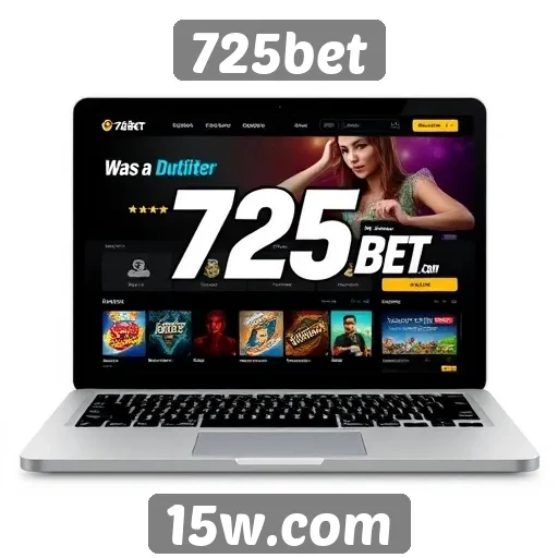 Avaliação da interface do site 725bet